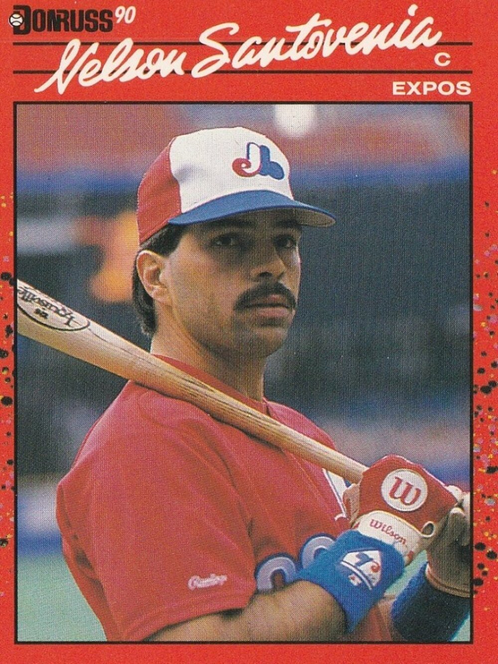 Nelson Santovenia - Donruss 90 Baseball Card
